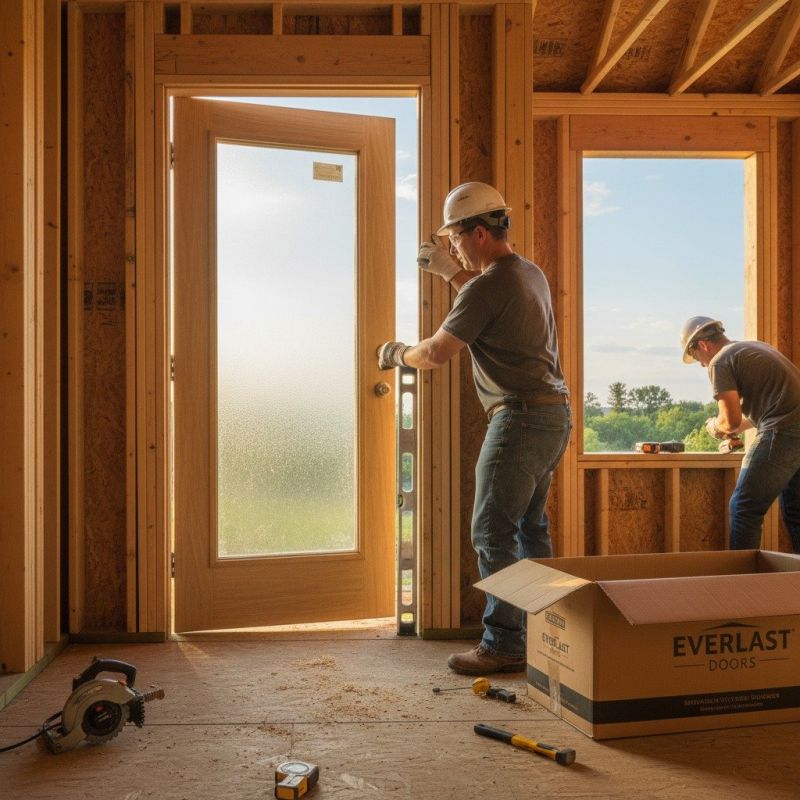 Front Door Staining Service