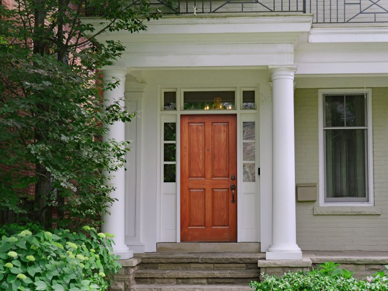 Front Door Staining Service