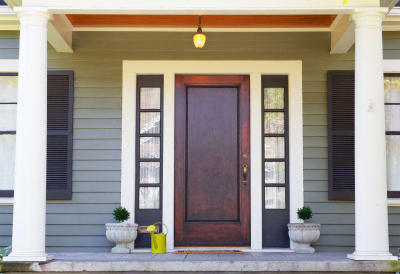 Front Door Staining Service